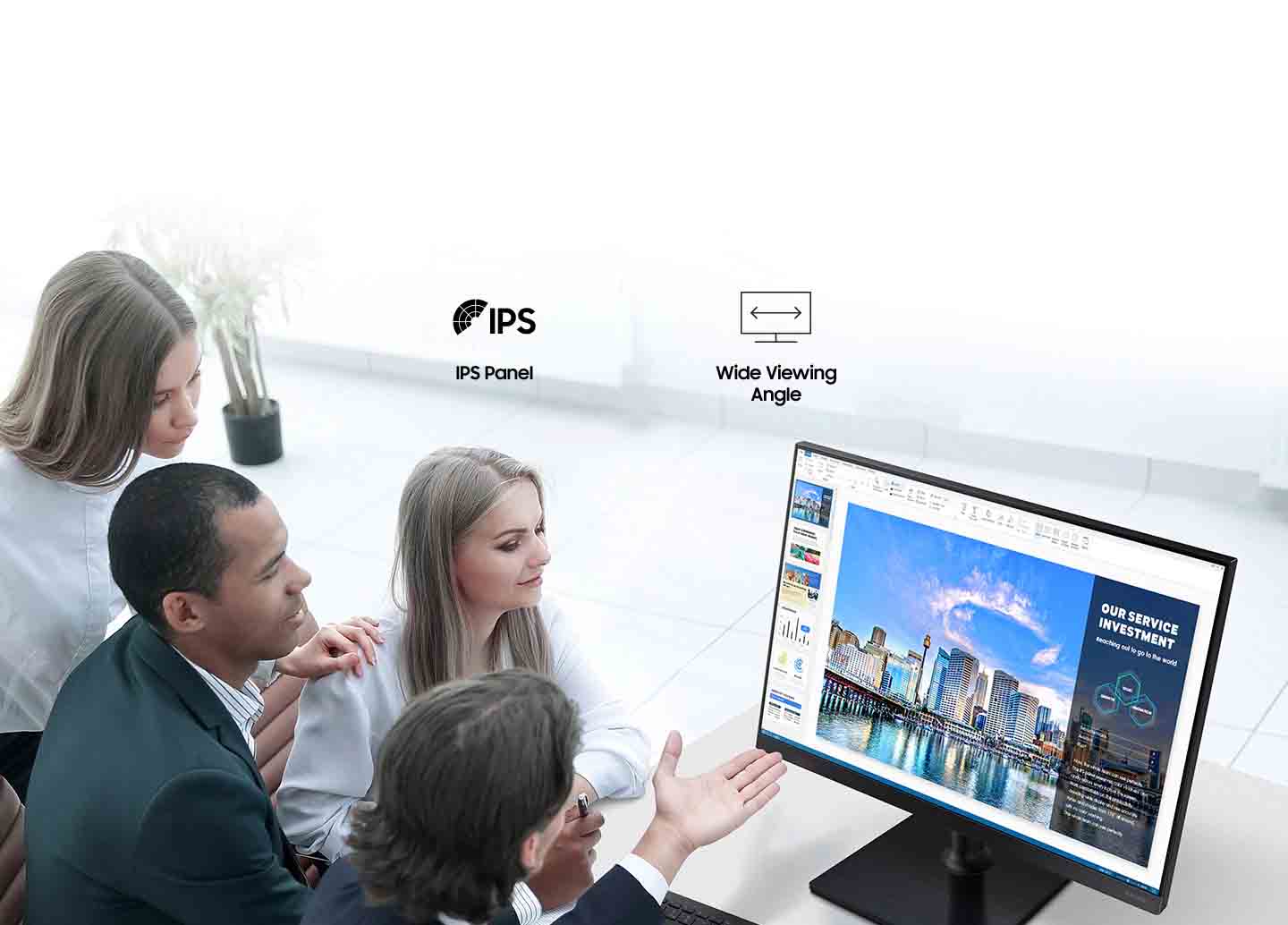 Màn hình viền mỏng FHD LF24T450