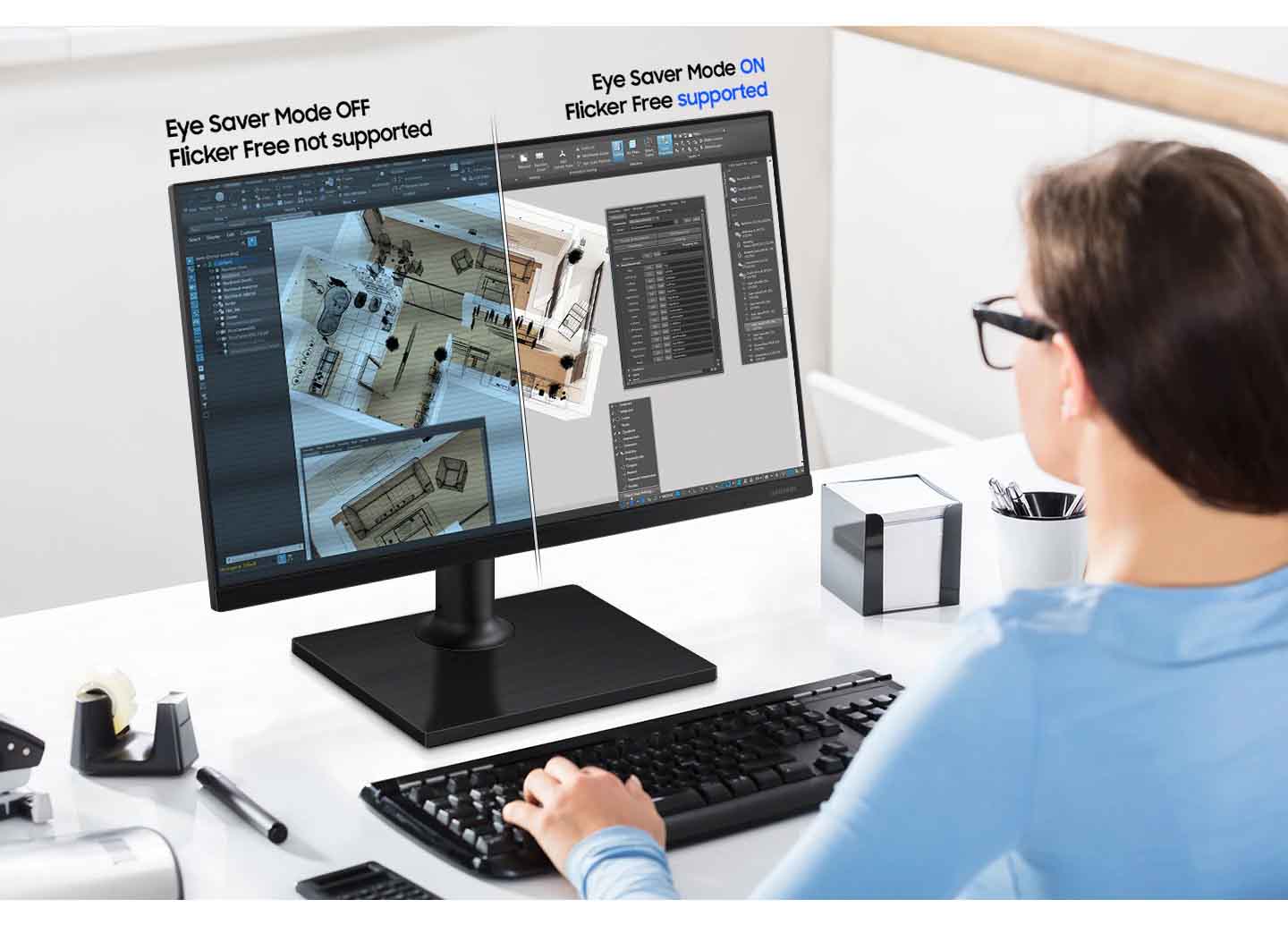 Màn hình viền mỏng FHD LF24T450