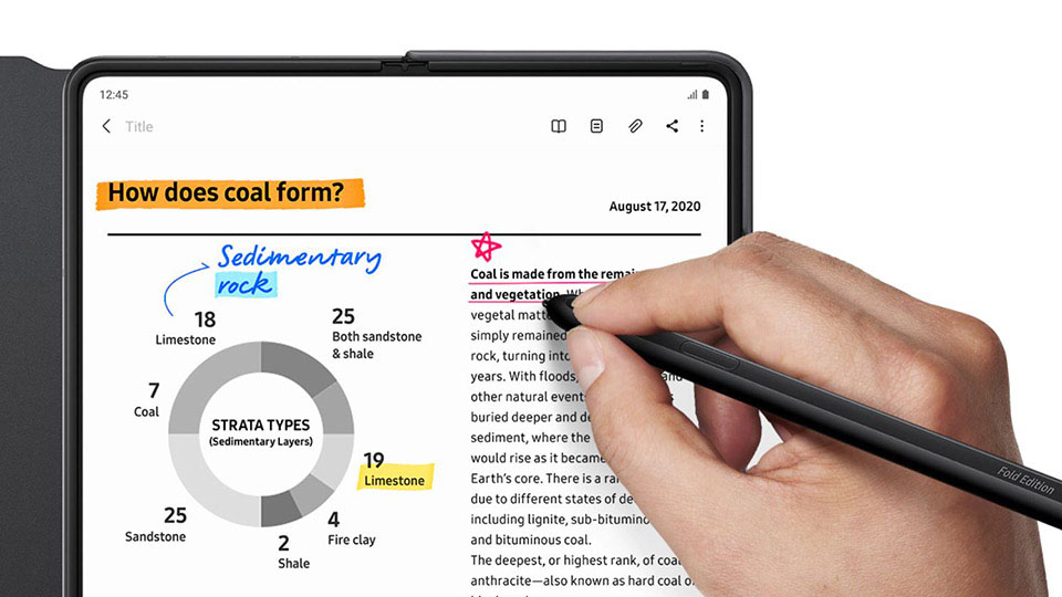 Ốp lưng Samsung Galaxy Z Fold3 Cover with S Pen