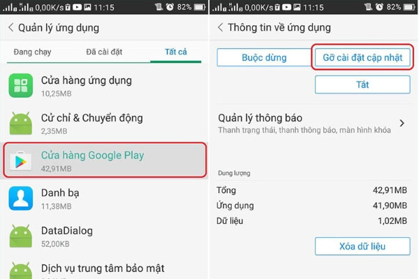 Tải CH play cho điện thoại Samsung 