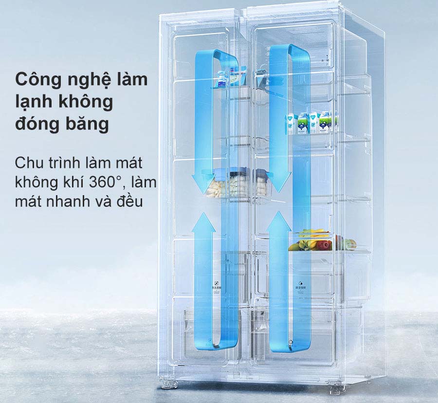 Tủ lạnh Xiaomi Mijia 2 cánh 610L