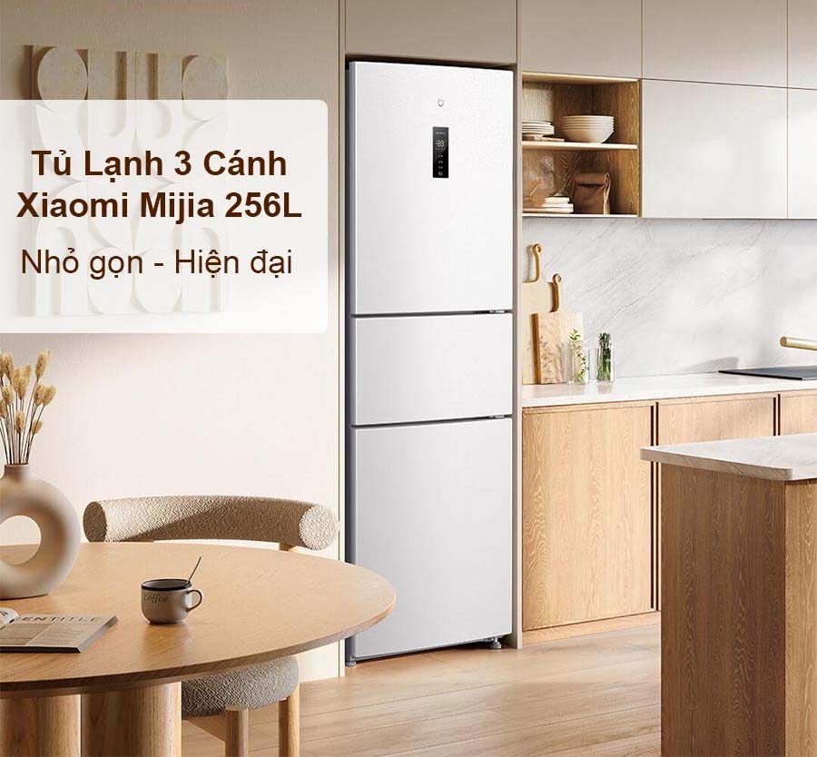 Tủ lạnh Xiaomi Mijia 3 cánh 256L