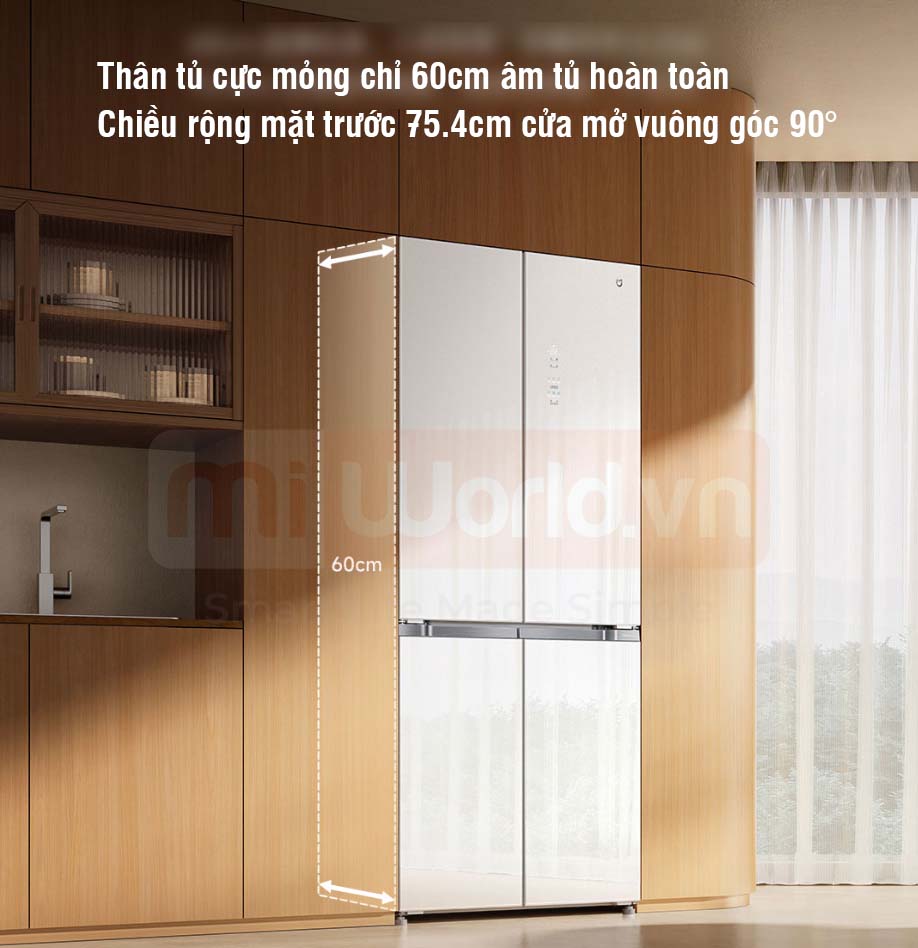 Tủ lạnh Xiaomi Mijia 4 cánh 439L