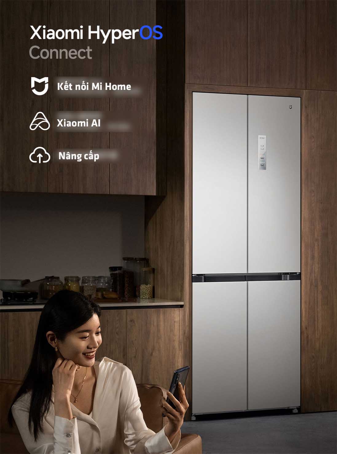 Tủ lạnh Xiaomi Mijia 4 cánh 436L